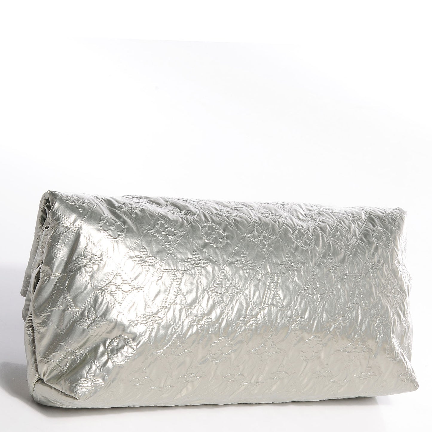 Jacquard Quilted Monogram Altair Clutch Argent