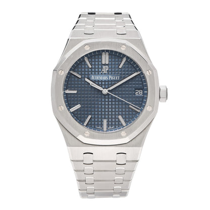 Audemars Piguet Stainless Steel 41mm Royal Oak Automatic Watch Blue 15500ST.OO.1220ST.01 1 of 6