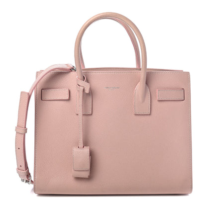 Saint Laurent Grained Calfskin Baby Sac De Jour Antique Rose 1 of 4
