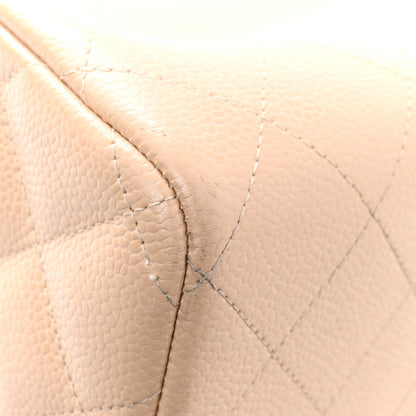 Chanel Caviar Quilted Jumbo Double Flap Beige 12 of 12