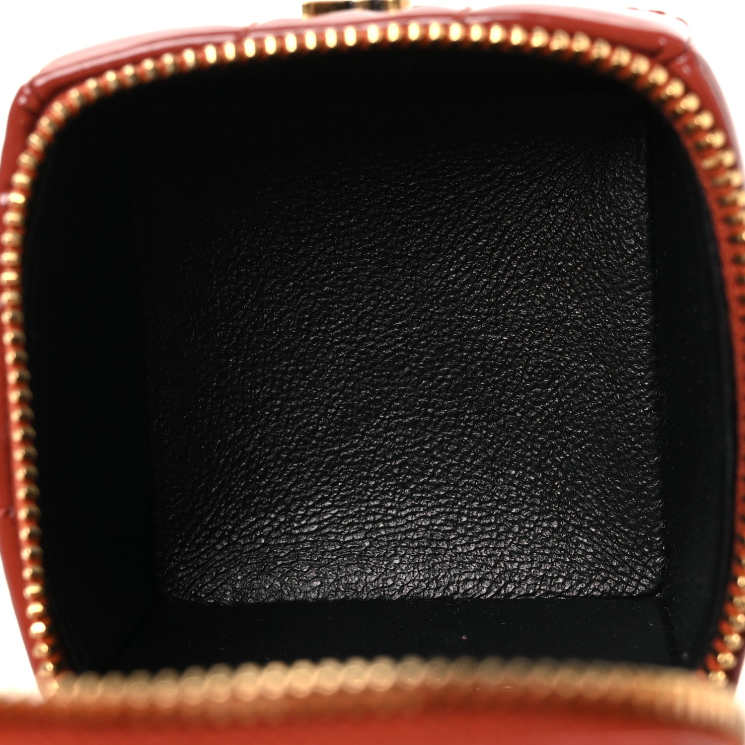 Saint Laurent Patent Calfskin Cassandre Matelasse Carre Mini Cube On Chain Mild Rose 5 of 9