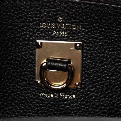 Louis Vuitton Calfskin City Steamer MM Magnolia Black 6 of 11