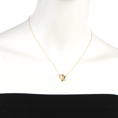 Tiffany 18K Yellow Gold Diamond Small Paloma Picasso Loving Heart Pendant Necklace 2 of 5