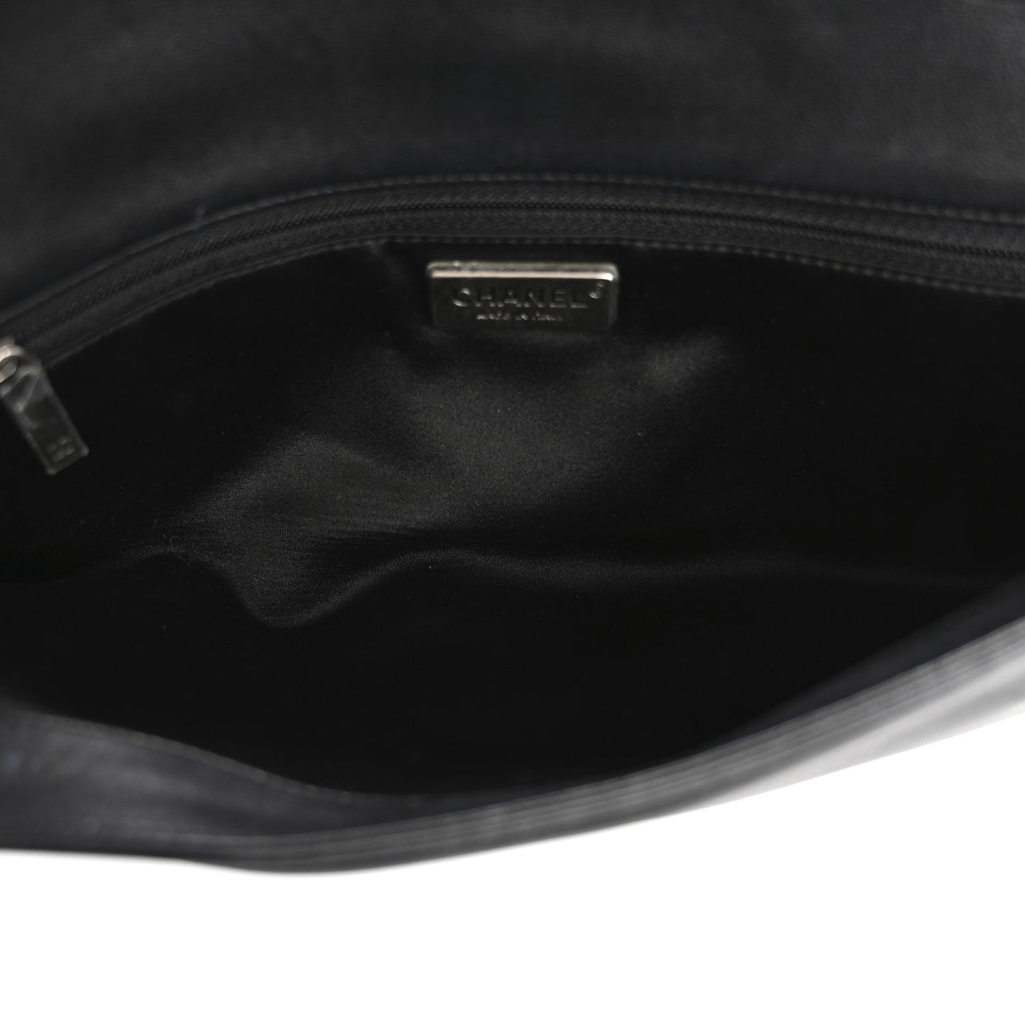 Lambskin Quilted Evening Clutch Black