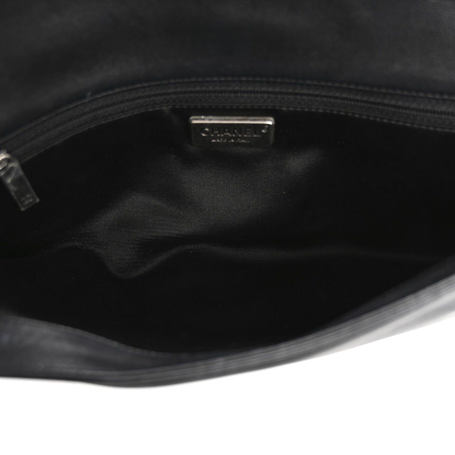 Chanel Lambskin Quilted Evening Clutch Black 5 of 13