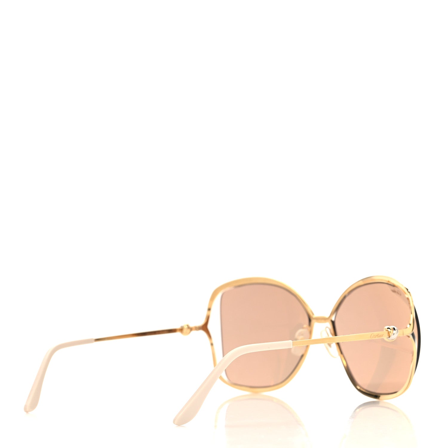 Cartier Metal Trinity Sunglasses CT0225S 002 Gold Silver 4 of 8
