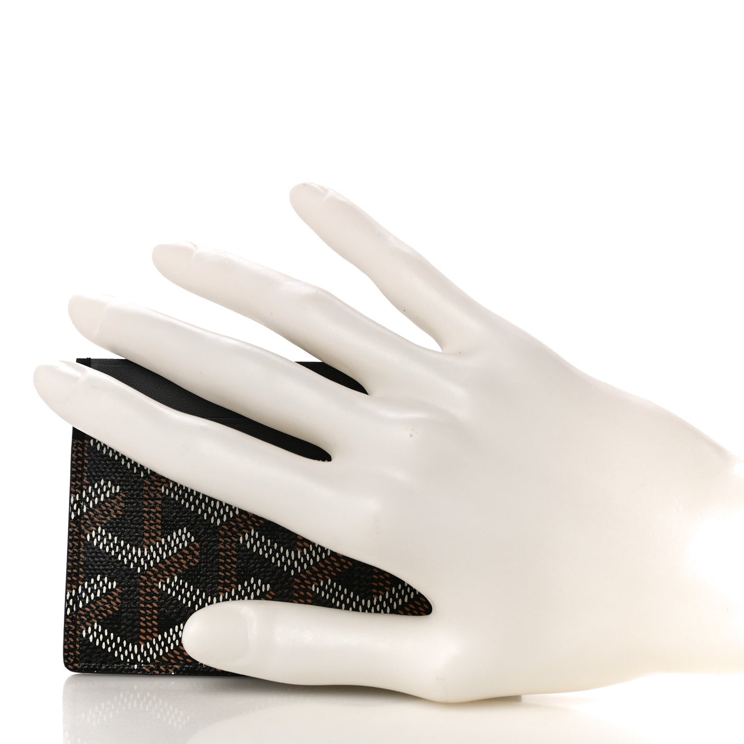 Goyardine Saint Sulpice Card Holder Black