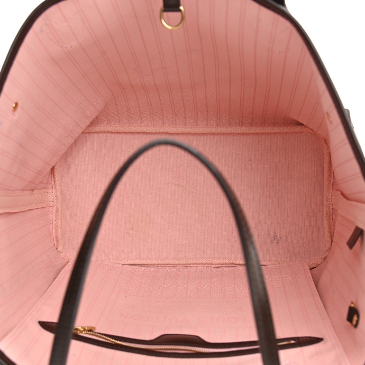 Louis Vuitton Damier Ebene Neo Neverfull MM Rose Ballerine 6 of 12