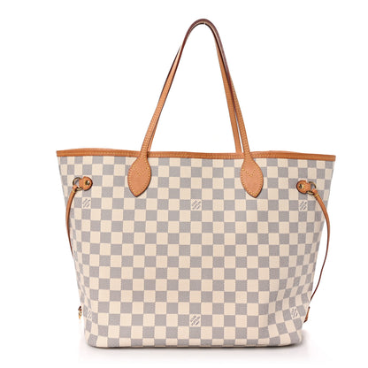 Louis Vuitton Damier Azur Neo Neverfull MM Rose Ballerine 1 of 11