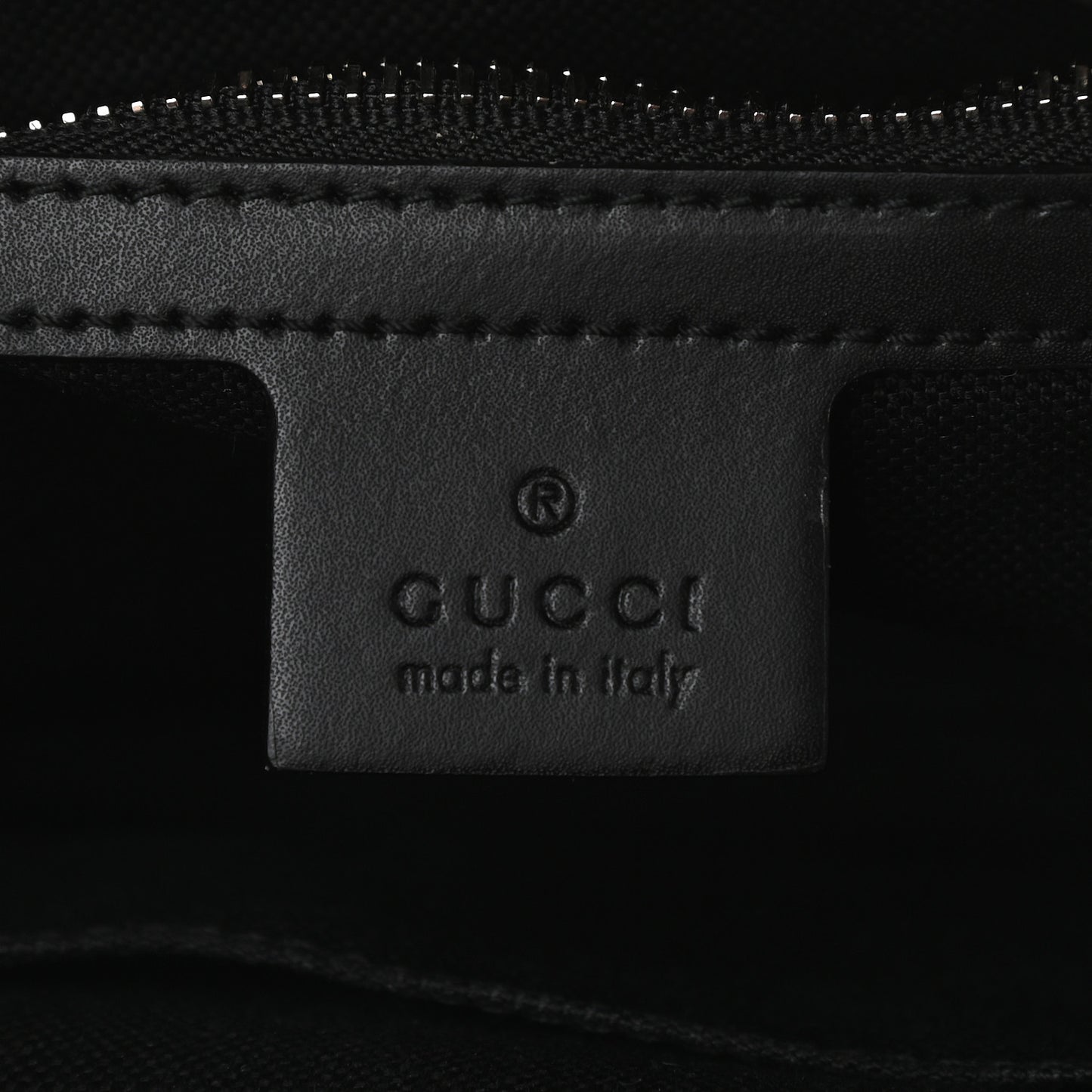 Soft GG Supreme Monogram Web Belt Bag Black Grey