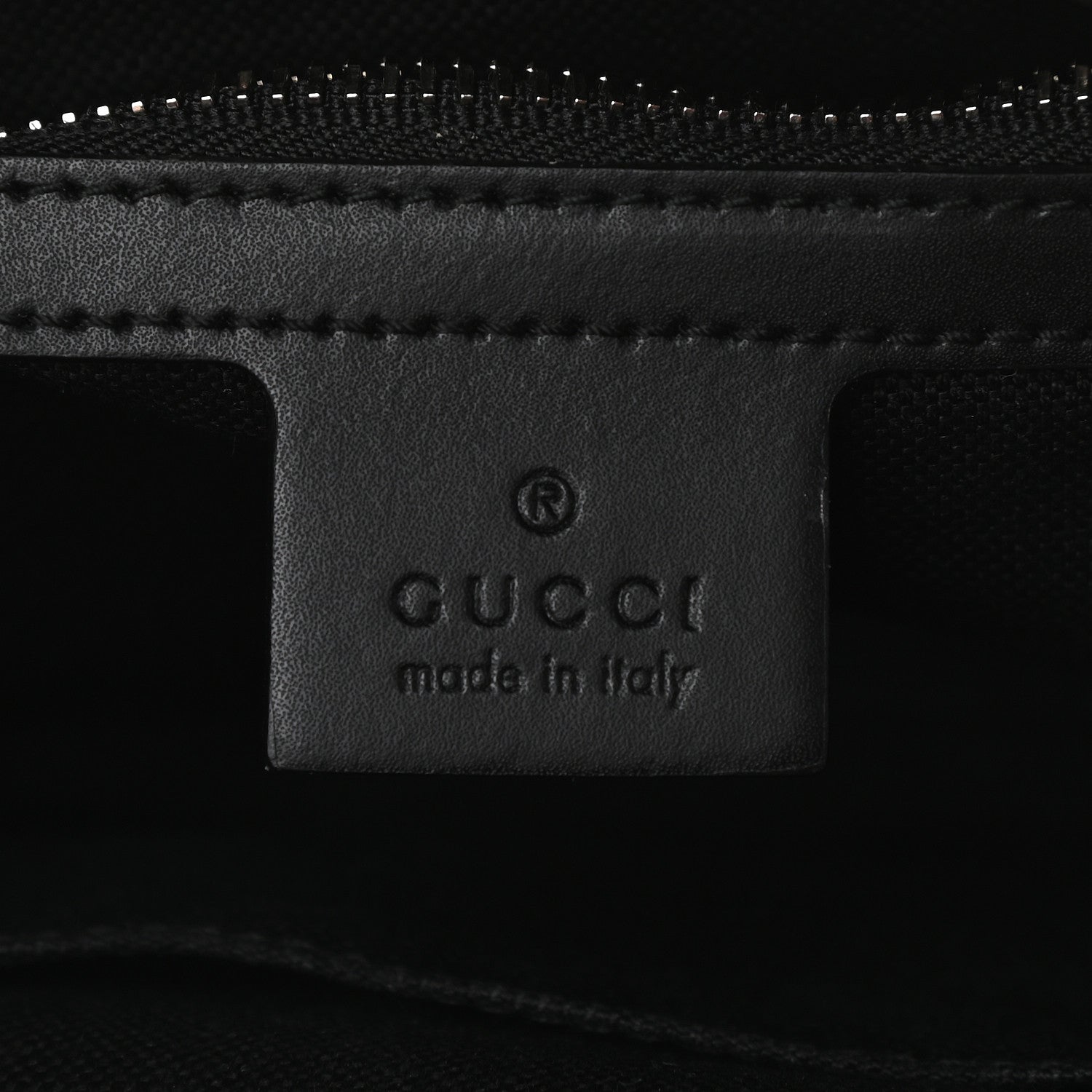 Gucci Soft GG Supreme Monogram Web Belt Bag Black Grey 6 of 9