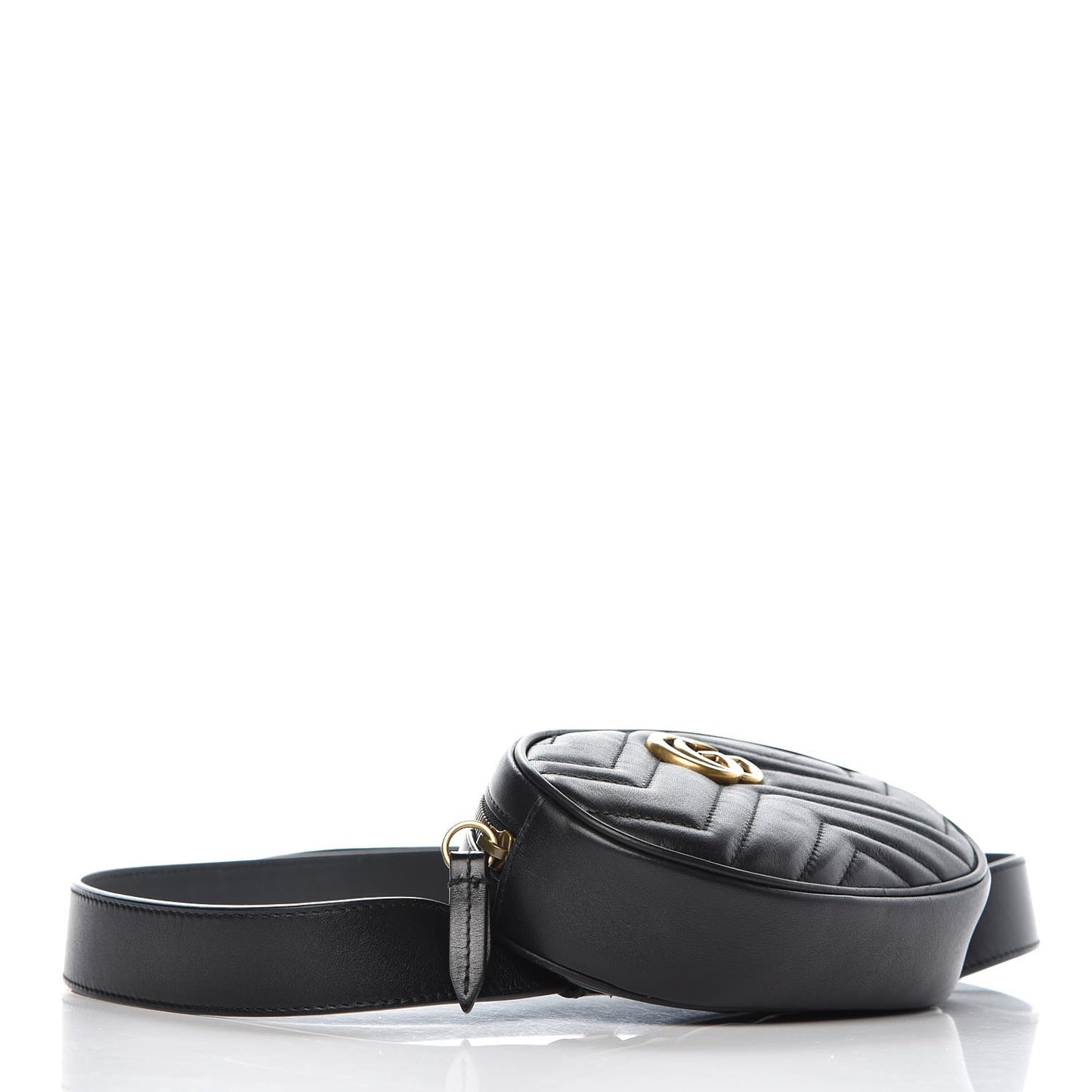 Calfskin Matelasse GG Marmont Belt Bag 105 42 Black
