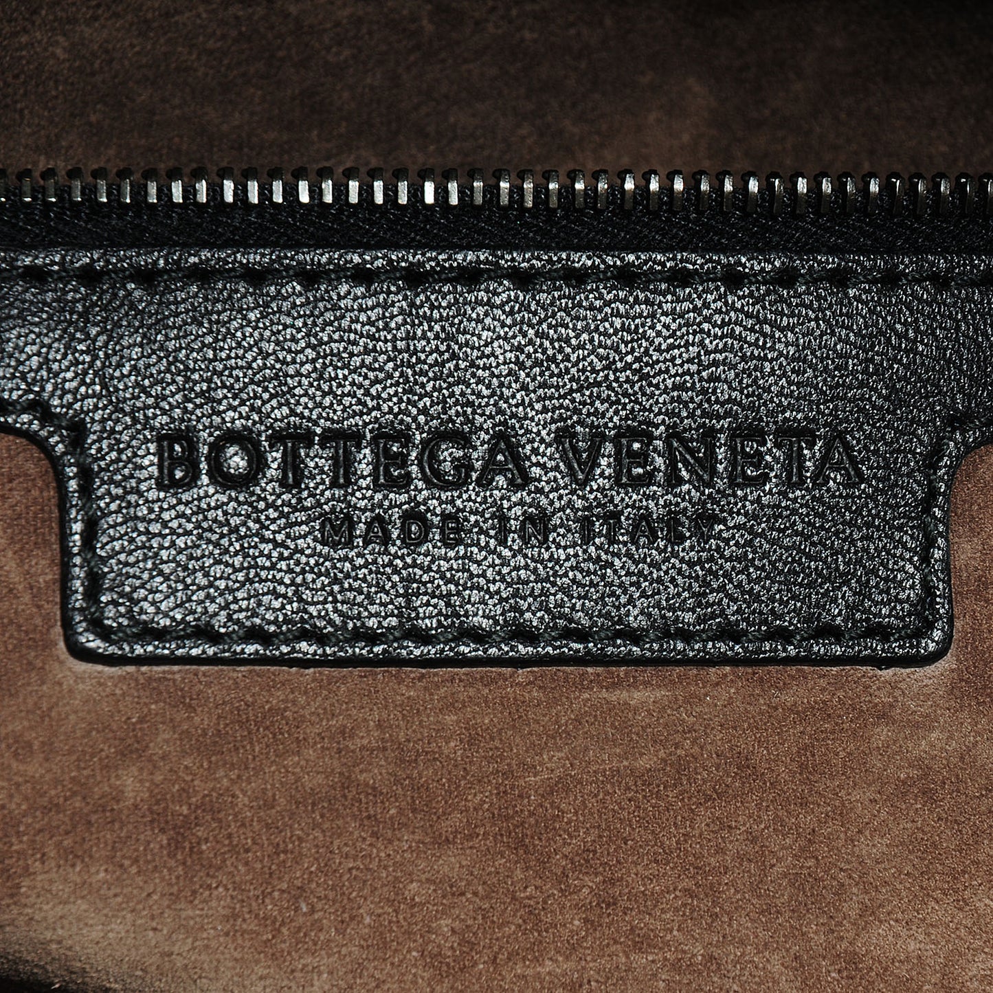 Nappa Intrecciato Large Veneta Hobo Nero Black