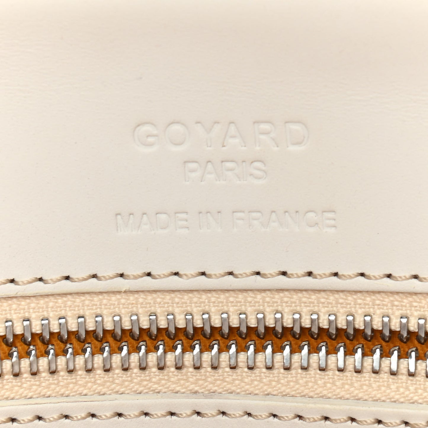 Goyardine Ambassade MM Briefcase White