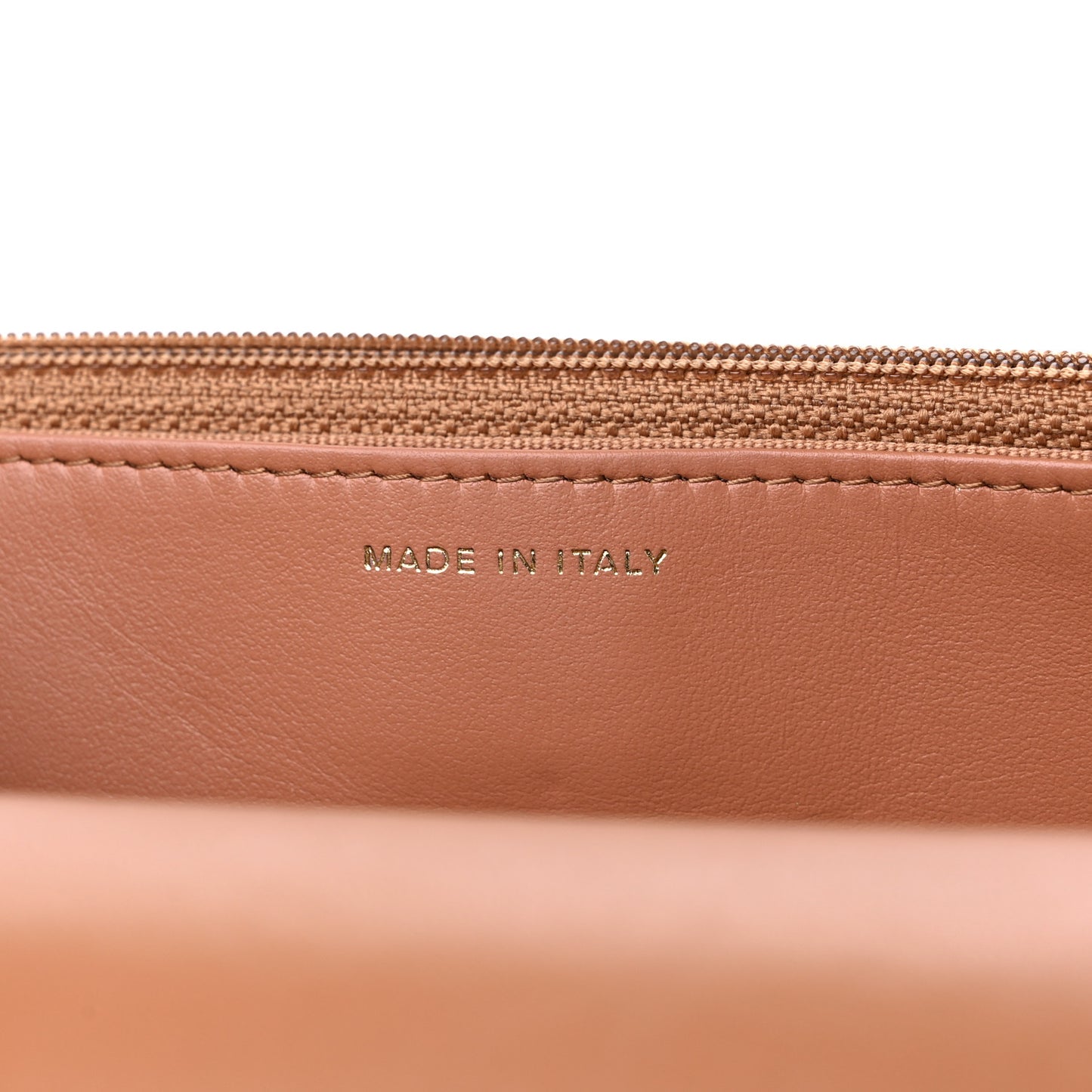 Lambskin Quilted Chanel 19 Wallet On Chain WOC Brown