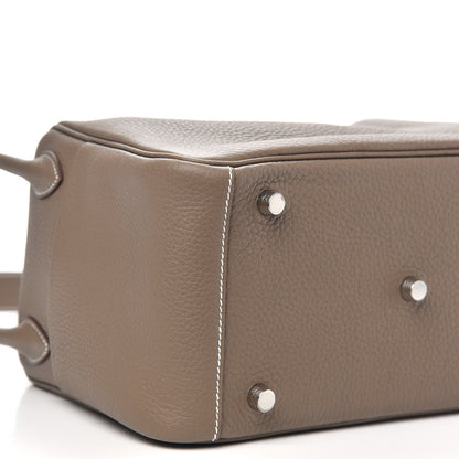 Hermes Taurillon Clemence Lindy 26 Etoupe 8 of 10