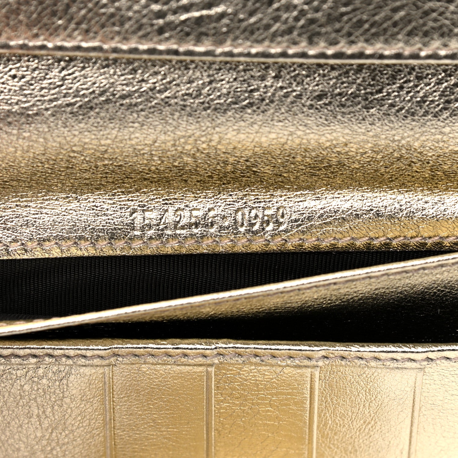 Gucci Monogram Abbey Continental Wallet Gold 7 of 9
