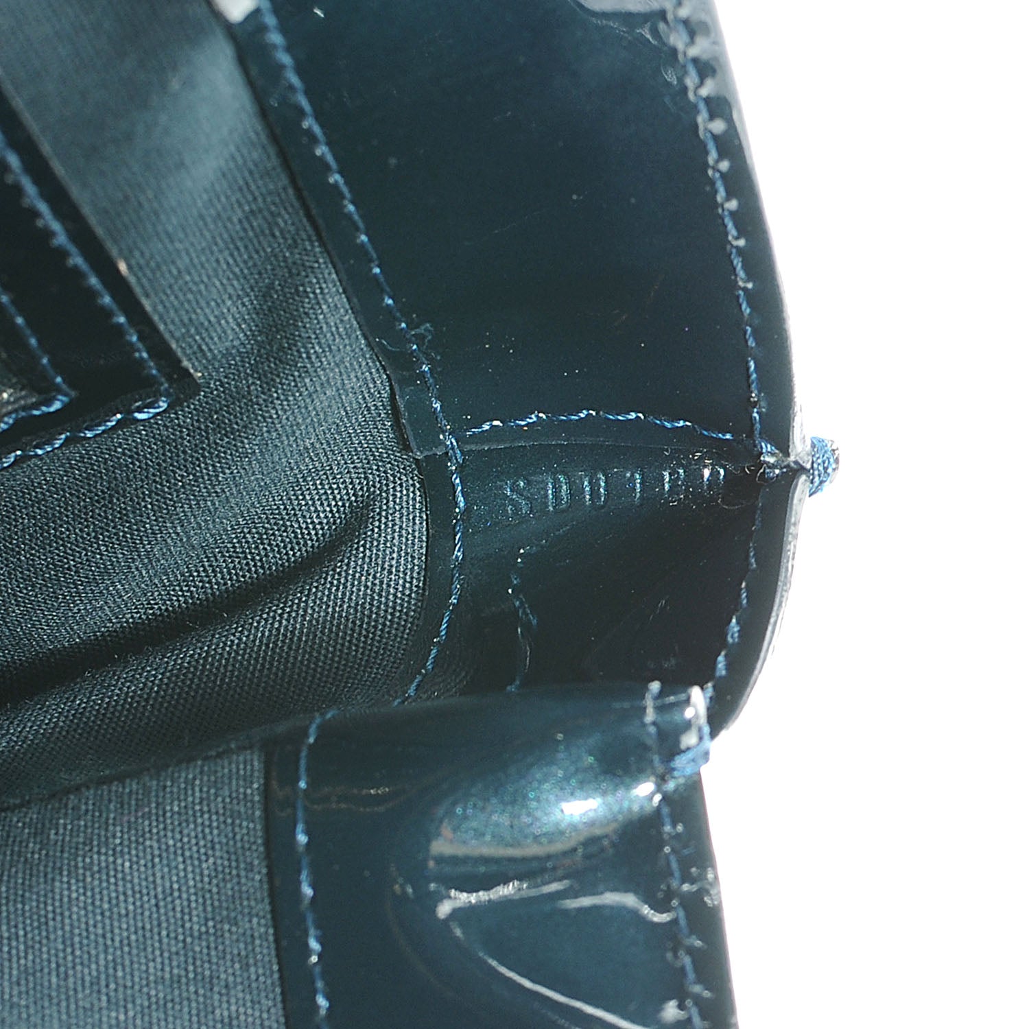 Louis Vuitton Vernis Wilshire PM Blue Nuit 7 of 7