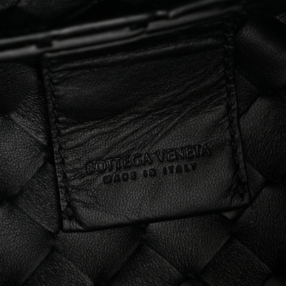 Bottega Veneta Nappa Intrecciato Small Campana Shoulder Bag Black 6 of 9