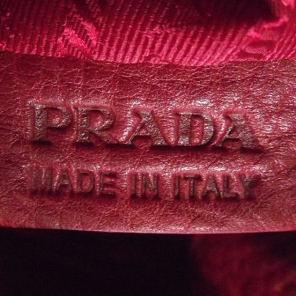 Prada Vitello Daino Shoulder Bag Rubino 8 of 12