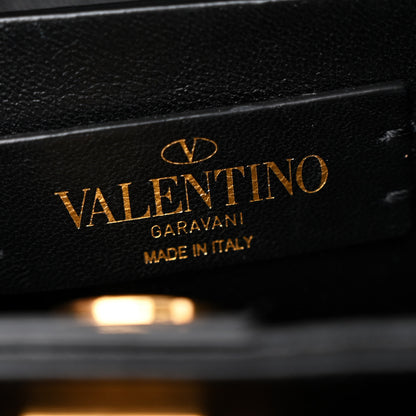 Valentino Garavani Nappa Small Roman Stud The Handle Bag Black 7 of 11