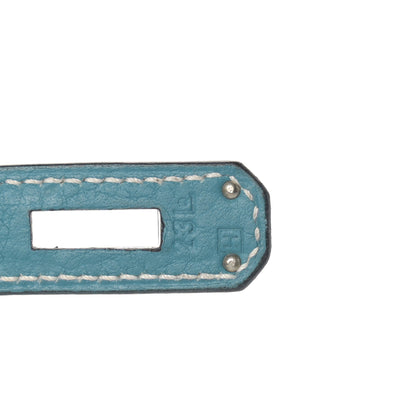 Hermes Taurillon Clemence Kelly Retourne 32 Blue Jean 7 of 14