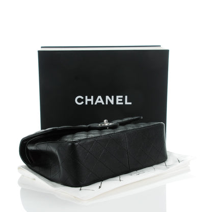 Chanel Caviar Quilted Jumbo Double Flap Black 4 of 8