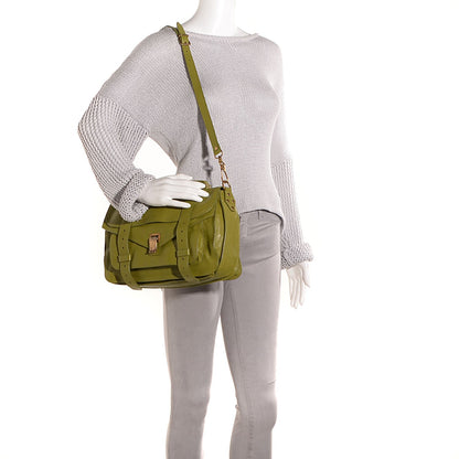 Proenza Schouler Lambskin Medium PS1 Satchel Olive 2 of 14