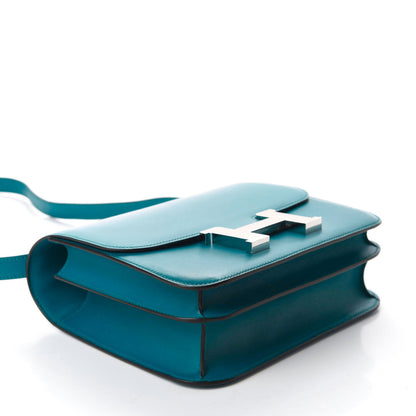 Hermes Tadelakt Constance 24 Bleu Izmir 4 of 11