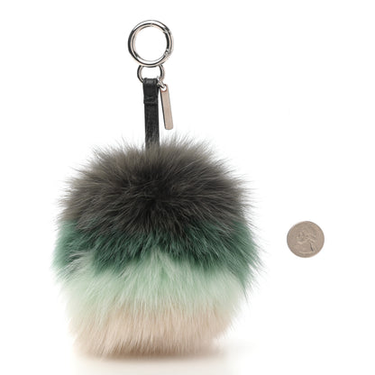 Fendi Fox Fur Pom Pom Bag Charm Multicolor 2 of 4
