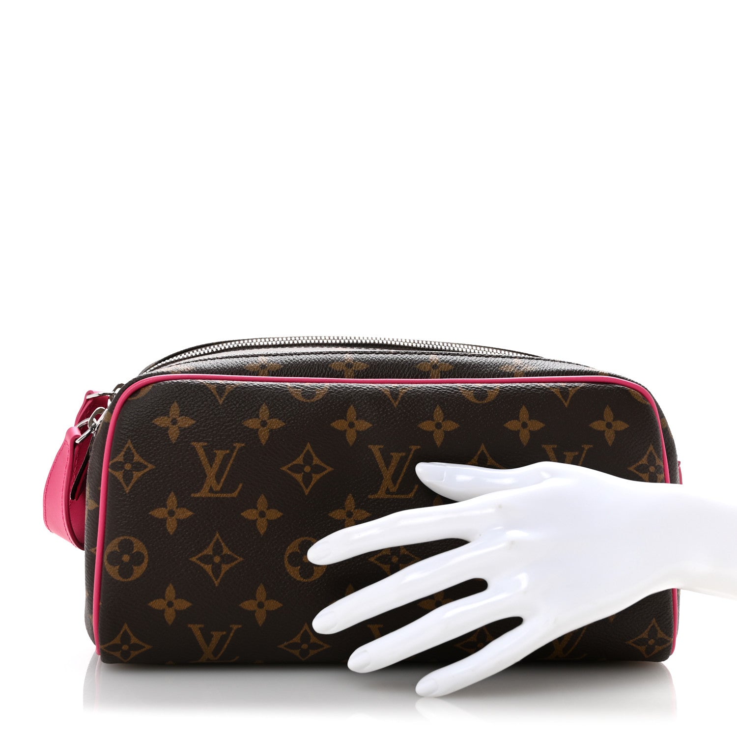 Louis Vuitton Monogram Macassar Dopp Kit Toilet Pouch Pondichery Pink 2 of 7