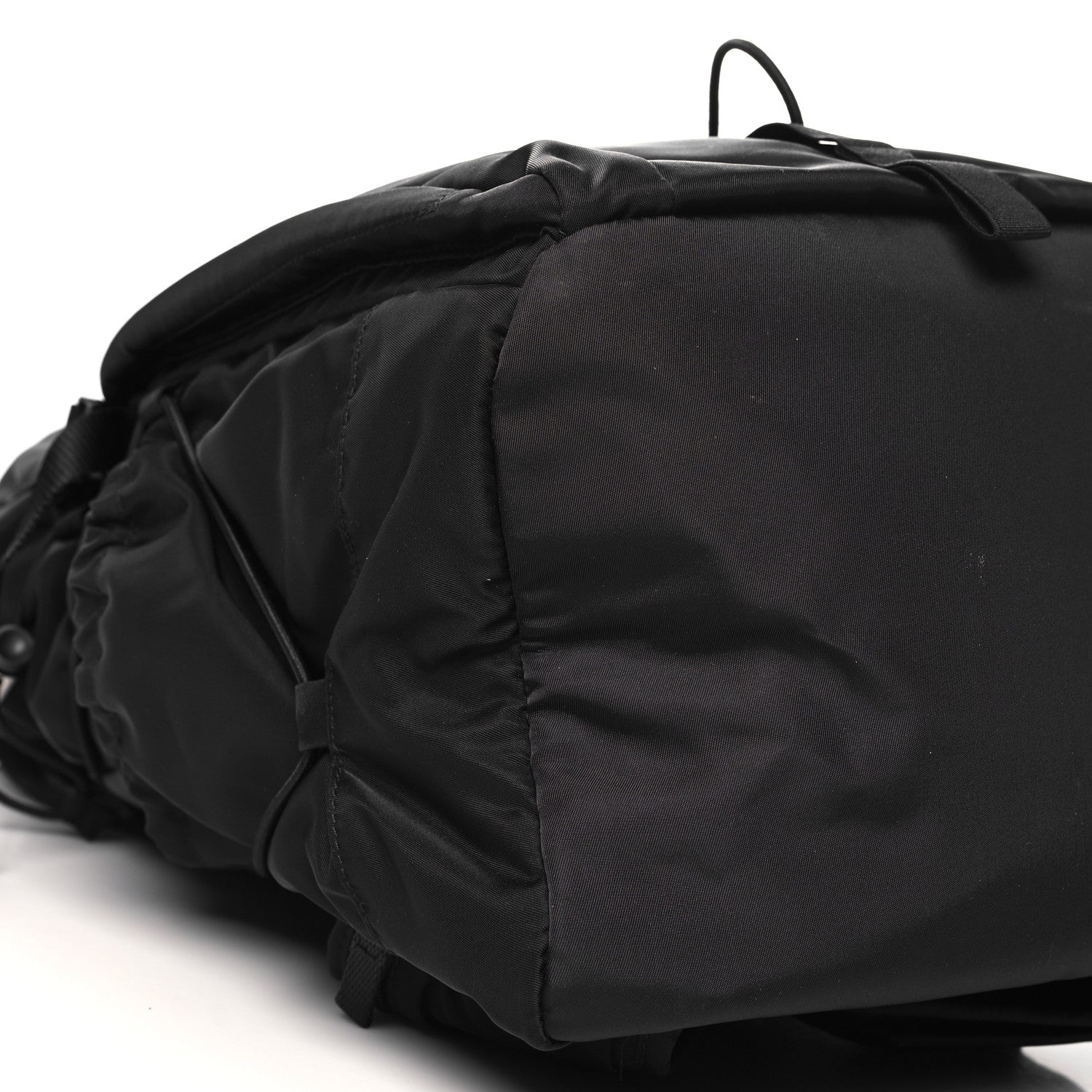 Prada Tessuto Nylon Montagna Double Buckle Backpack Black 8 of 9
