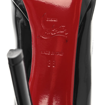 Christian Louboutin Patent Pigalle Plato 120 Pumps 36 Black 7 of 8