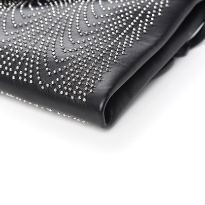 Alaia Calfskin Studded Envelope Clutch Black 8 of 9