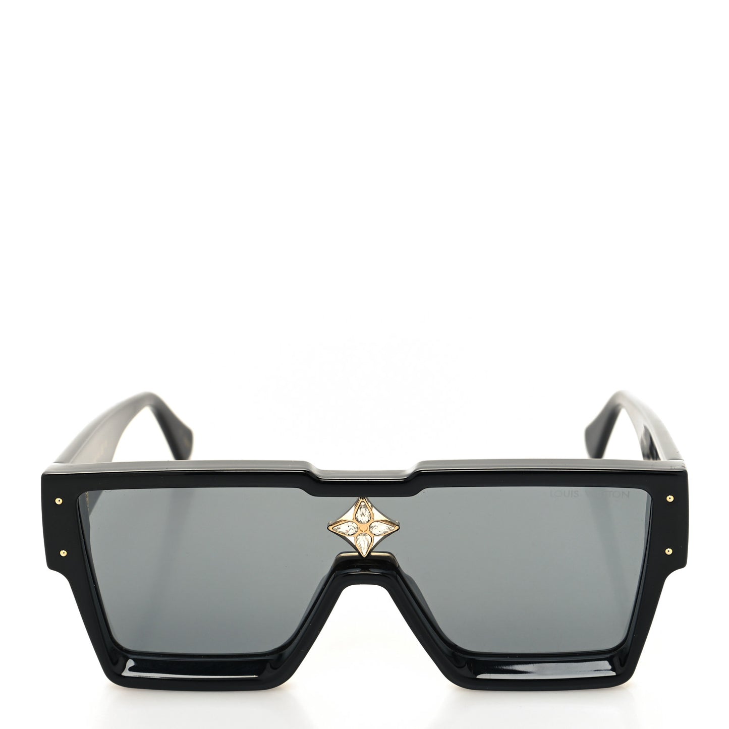 Acetate Swarovski Crystal Cyclone Sunglasses Z1578W Black