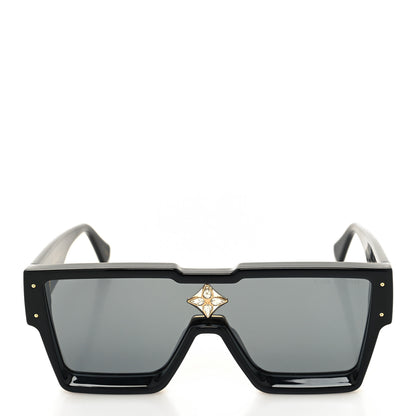 Louis Vuitton Acetate Swarovski Crystal Cyclone Sunglasses Z1578W Black 2 of 9