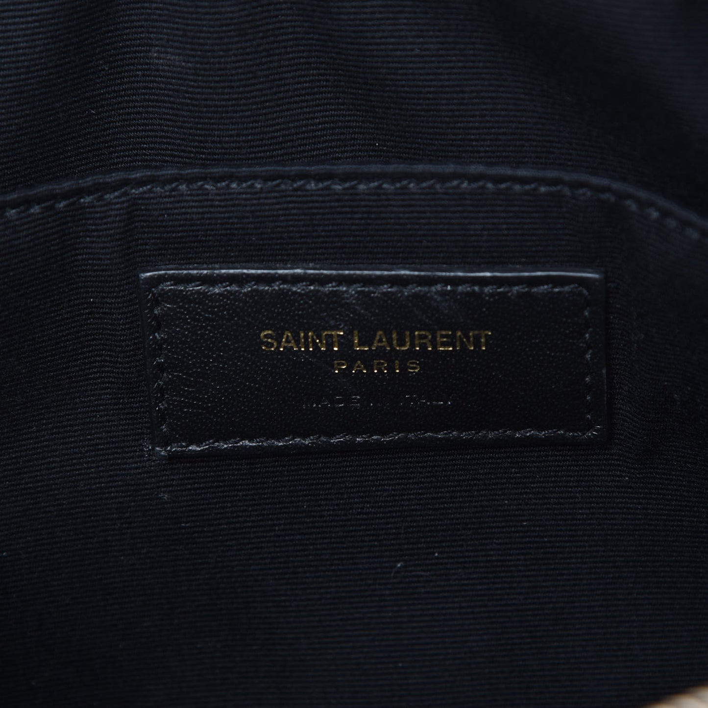 Calfskin Matelasse Monogram Lou Camera Bag Black
