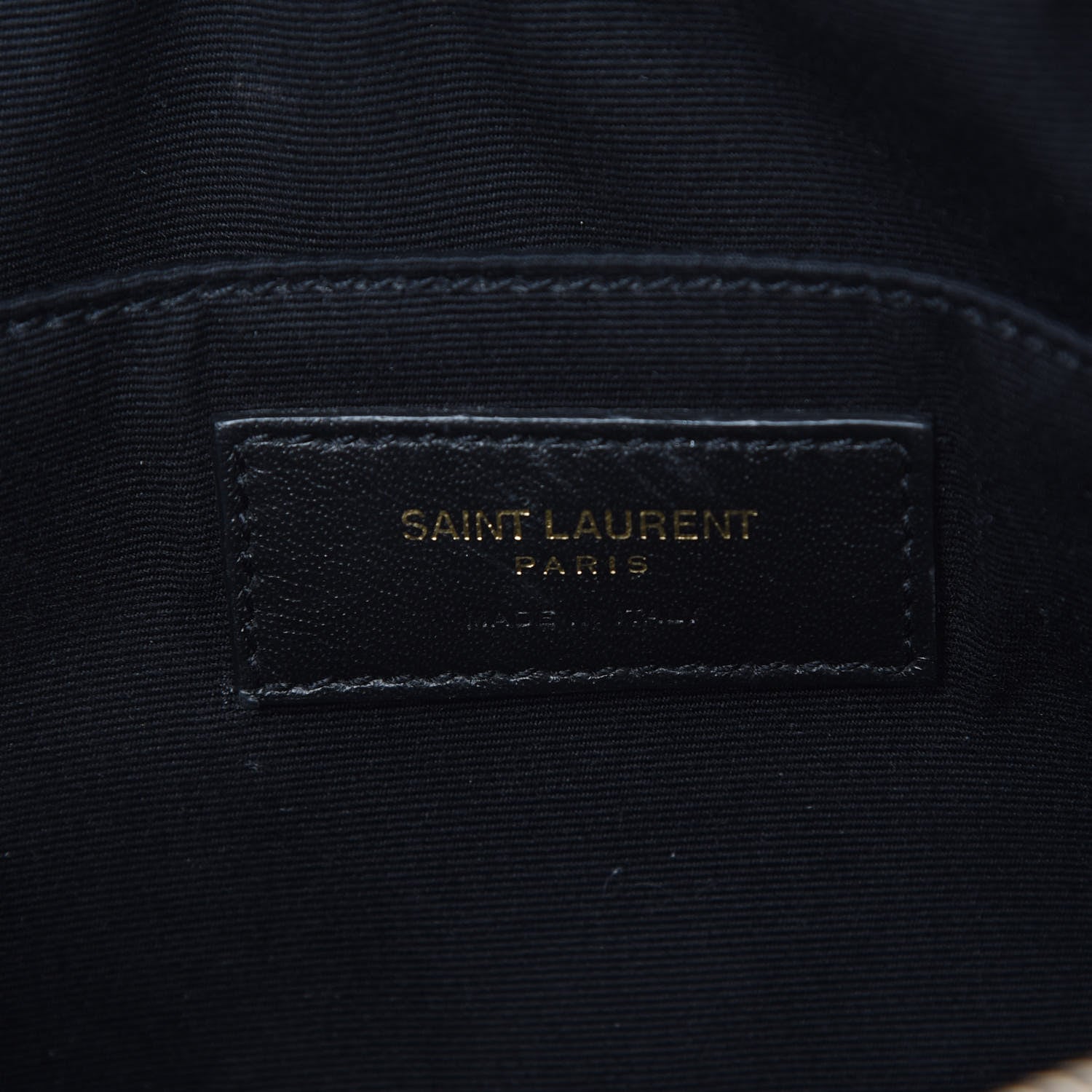 Saint Laurent Calfskin Matelasse Monogram Lou Camera Bag Black 8 of 10