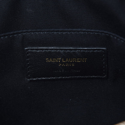 Saint Laurent Calfskin Matelasse Monogram Lou Camera Bag Black 8 of 10