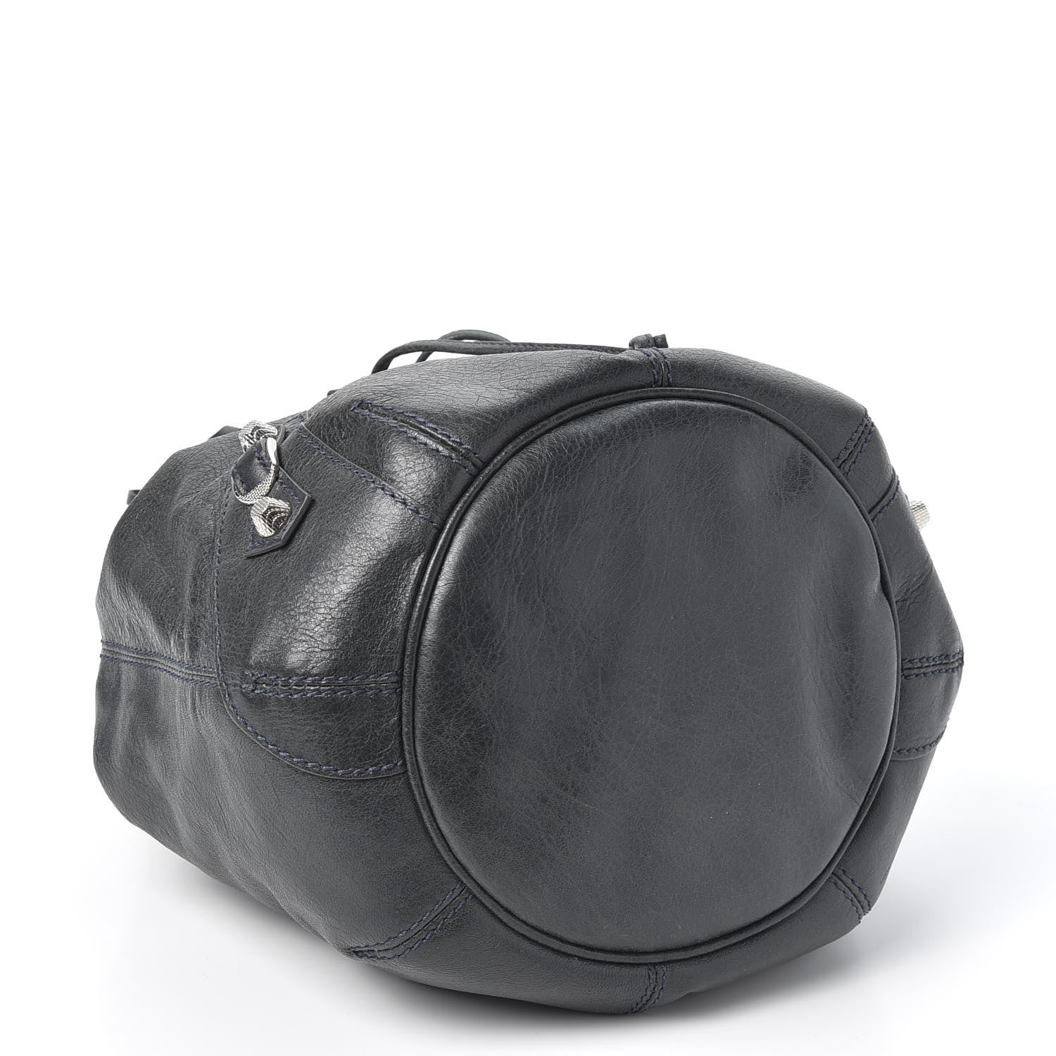 Balenciaga Agneau Giant 12 Silver Hardware Mini Pompon Anthracite 3 of 9
