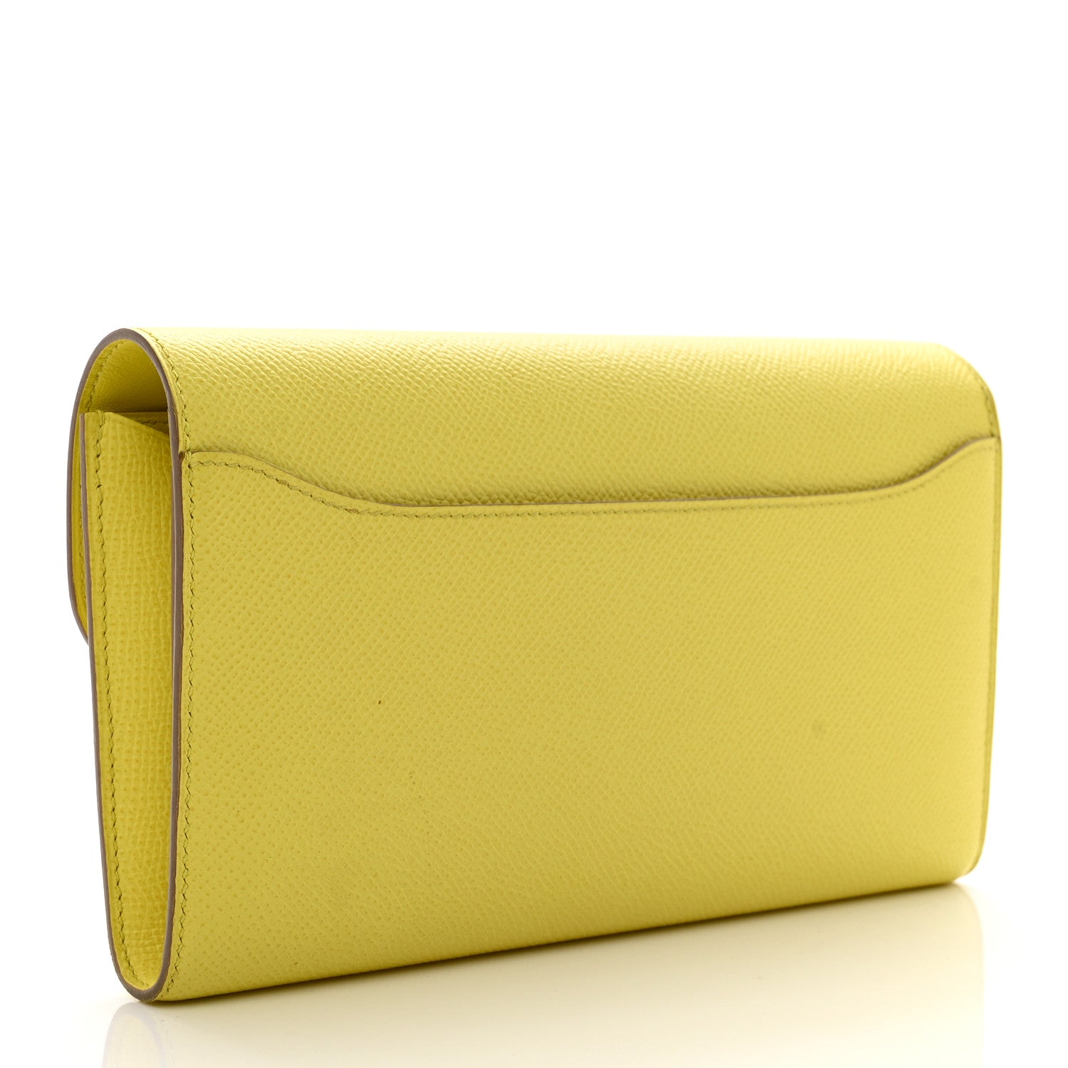 Hermes Epsom Constance Long Wallet Lime 3 of 9