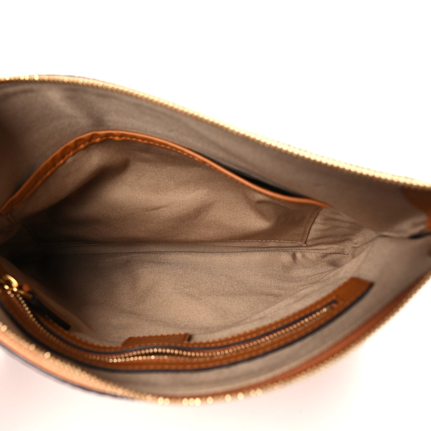 MCM Visetos Medium Crossbody Pouch Cognac 5 of 9