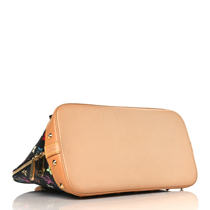 Louis Vuitton Monogram Multicolor Alma Black 3 of 7