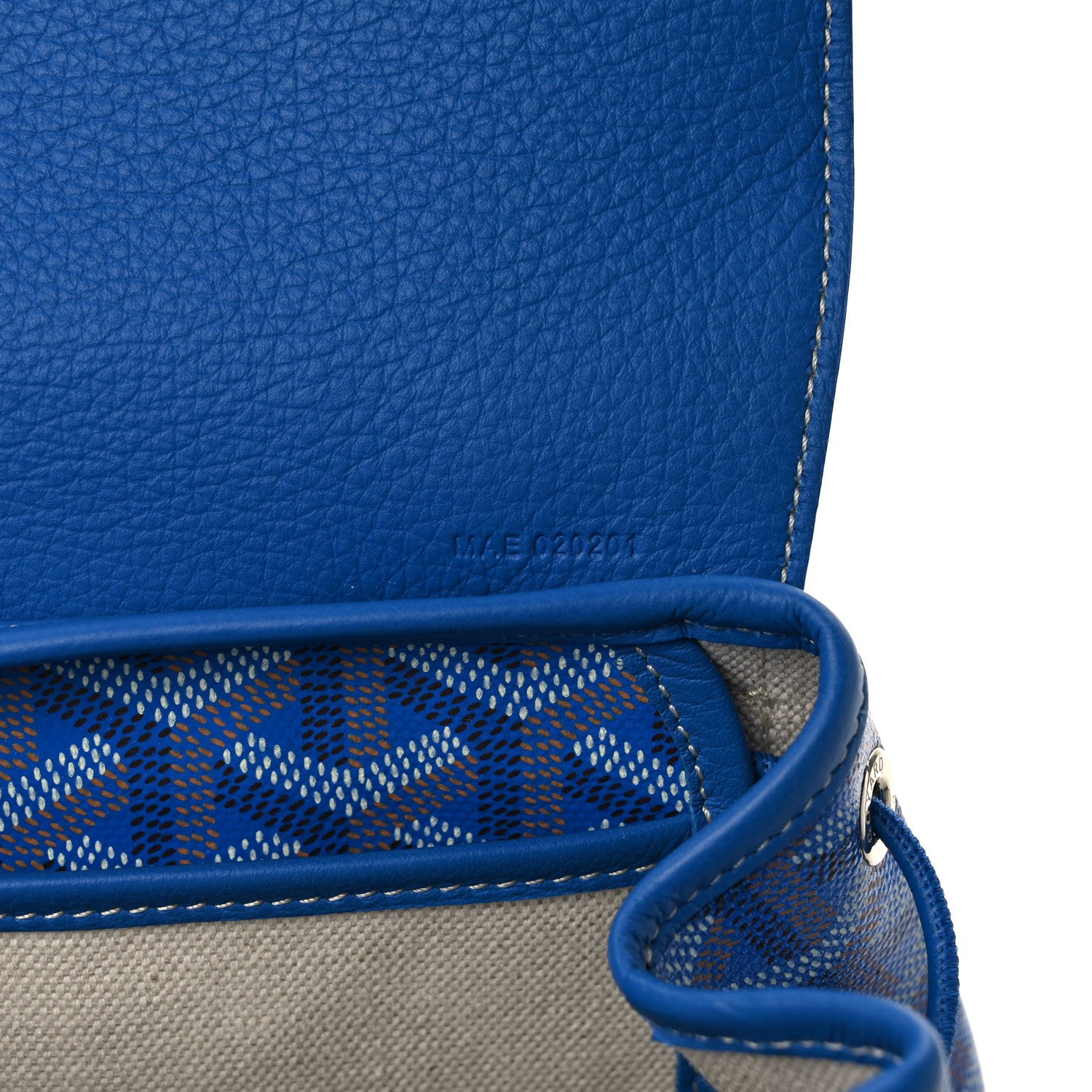 Goyard ine Calfskin Mini Alpin Backpack Sky Blue 7 of 12