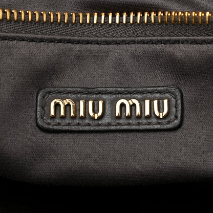 Miu Miu Nappa Matelasse Tote Bag Marmo 6 of 11