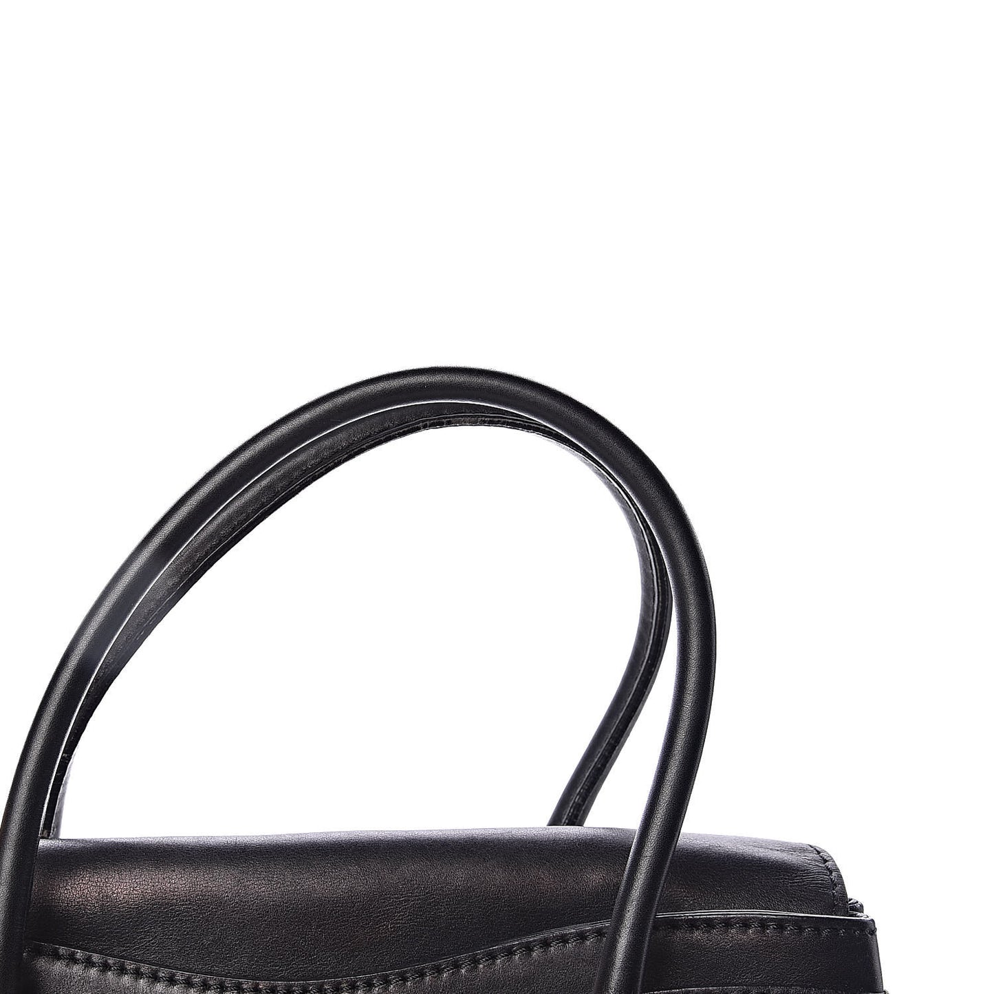 Vitello Rockstud Accordion Satchel Black