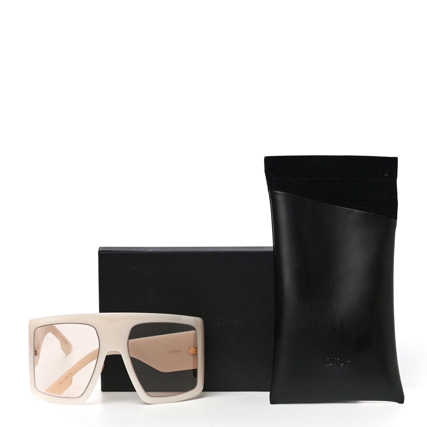Acetate DiorSo Light 1 Shield Sunglasses Ivory