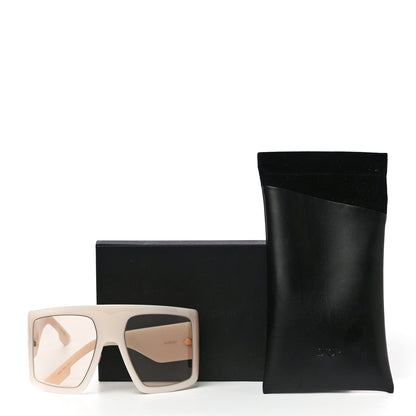 Christian Dior Acetate DiorSo Light 1 Shield Sunglasses Ivory 9 of 9