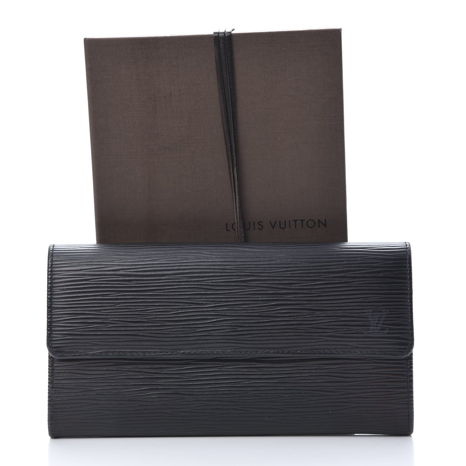 Louis Vuitton Epi Sarah Wallet Black 9 of 9