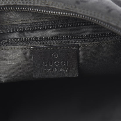 Gucci Nylon Monogram Small Hobo Black 5 of 9